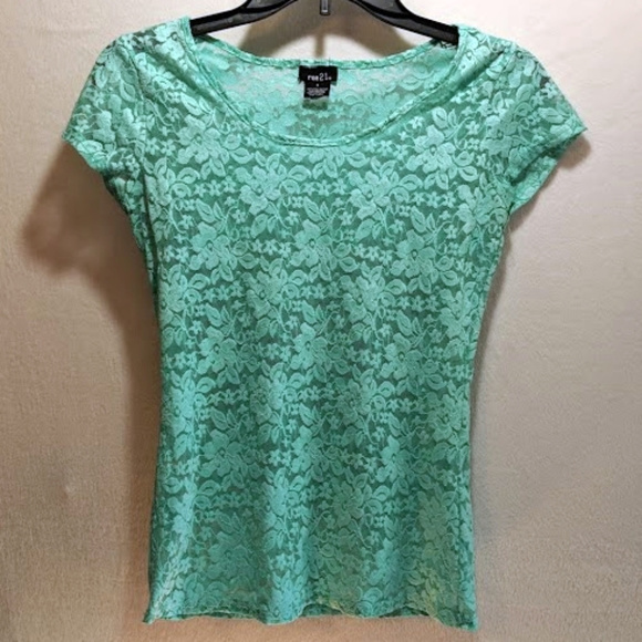 Rue21 Tops - Rue21 sheer lace top Rue21 Tops - Rue21 sheer lace top